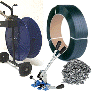 * Spann- und Verschlussger�t * im SET mit Band/ H�lsen und Abrollwagen